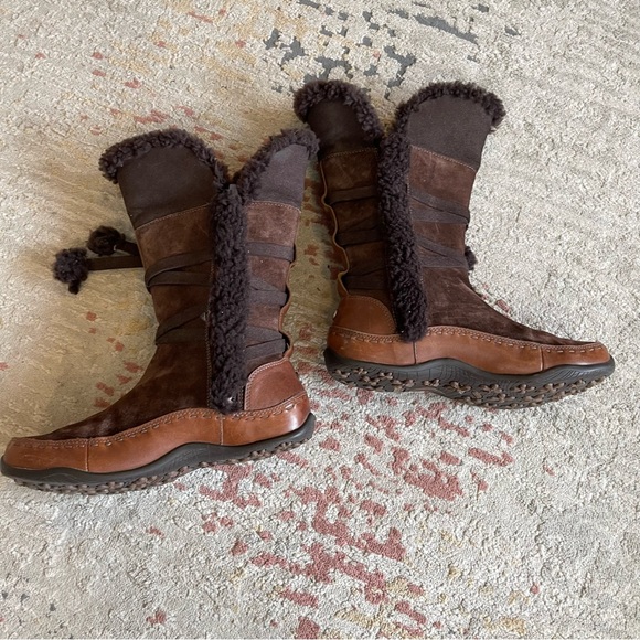 The North Face Abby II Brown Suede WP Insulated Winter Snow Boots Women’s - Picture 11 of 11